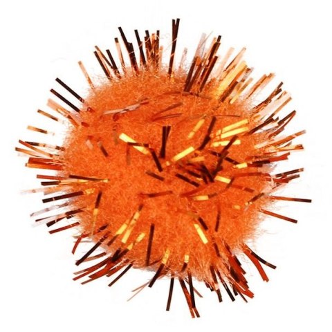 Pompony Titanum Craft-Fun Series brokatowe pomarańczowe 15 szt (338539) Pompony Titanum Craft-Fun Series brokatowe pomarańczowe 15 szt (338539)