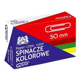 Spinacz okrągły Grand kolorowy 50mm 50 szt (110-1661)