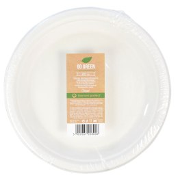 Talerz jednorazowy Arpex trzcina cukrowa 23 cm papier śr. 230mm 6 szt (KG8006)