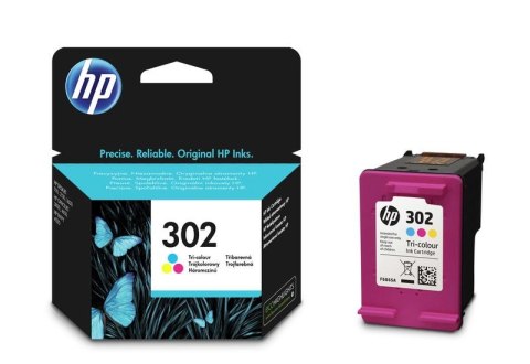 Tusz (cartridge) oryginalny Hp F6U65AE trójkolor 4ml (302) Tusz (cartridge) oryginalny Hp F6U65AE trójkolor 4ml (302)