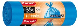 Worki na śmieci Paclan kolor: niebieski 35L 26 szt (137300)
