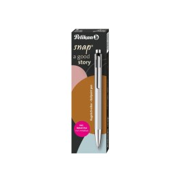 Długopis Pelikan Snap K10 metallic silver 821223 niebieski (300000421)