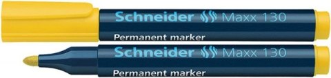 Marker permanentny Schneider Maxx 130 żółty 1,0-3,0mm okrągła końcówka (113005) Marker permanentny Schneider Maxx 130 żółty 1,0-3,0mm okrągła końcówka (113005)