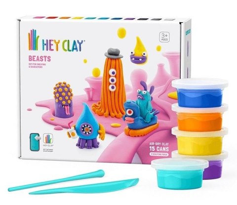 Masa plastyczna dla dzieci Tm Toys Hey Clay Bestie mix (HLC15021CEE) Masa plastyczna dla dzieci Tm Toys Hey Clay Bestie mix (HLC15021CEE)