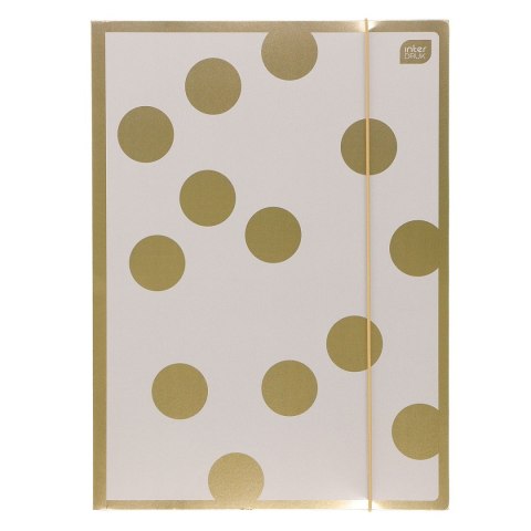 Teczka kartonowa na gumkę SATIN GOLD 3 A4 mix Interdruk Teczka kartonowa na gumkę SATIN GOLD 3 A4 mix Interdruk
