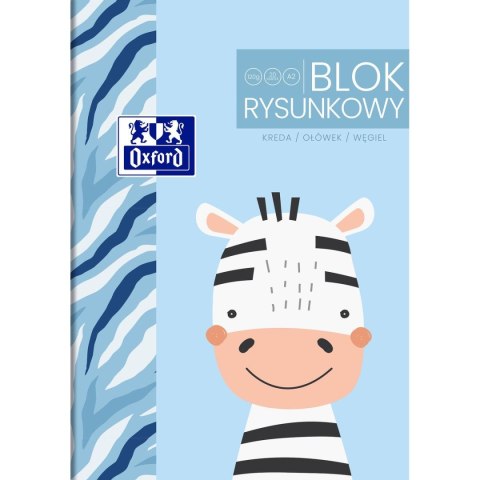 Blok rysunkowy Kids A2 biały 120g 20k Oxford (400170352) Blok rysunkowy Kids A2 biały 120g 20k Oxford (400170352)