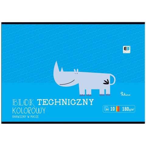 Blok techniczny Interdruk B&B KIDS A4 mix 180g 10k (BLTKA4LUXB&B) Blok techniczny Interdruk B&B KIDS A4 mix 180g 10k (BLTKA4LUXB&B)