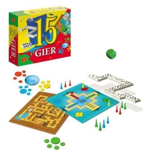 Gra edukacyjna 15 gier Alexander (5906018003796) Gra edukacyjna 15 gier Alexander (5906018003796)