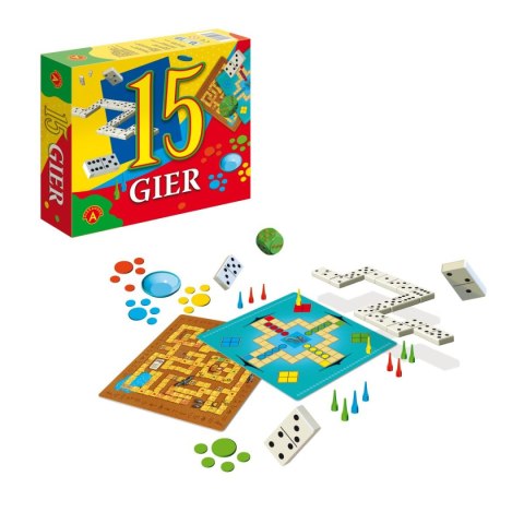 Gra edukacyjna 15 gier Alexander (5906018003796) Gra edukacyjna 15 gier Alexander (5906018003796)