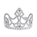 Korona Tiara księżniczki srebrna i złota Arpex (SR5044)