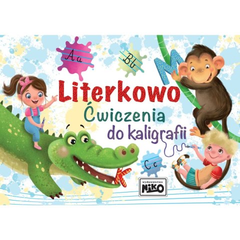 Książeczka edukacyjna Literkowo. Ćwiczenia do kaligrafii. Niko Książeczka edukacyjna Literkowo. Ćwiczenia do kaligrafii. Niko