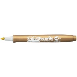 Marker permanentny Artline złoty metaliczny decorite złoty 1,0mm pędzelek końcówka (AR-033 9 6)
