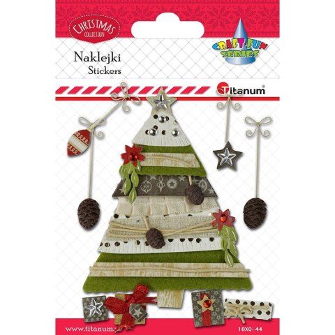 Naklejki świąteczne Titanum Craft-Fun Series choinka (18XQ-44) Naklejki świąteczne Titanum Craft-Fun Series choinka (18XQ-44)