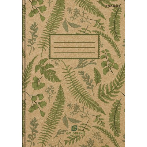 Brulion tematyczny Top 2000 Go Green STANDARD A5 96k. 70g krata (400153379) Brulion tematyczny Top 2000 Go Green STANDARD A5 96k. 70g krata (400153379)