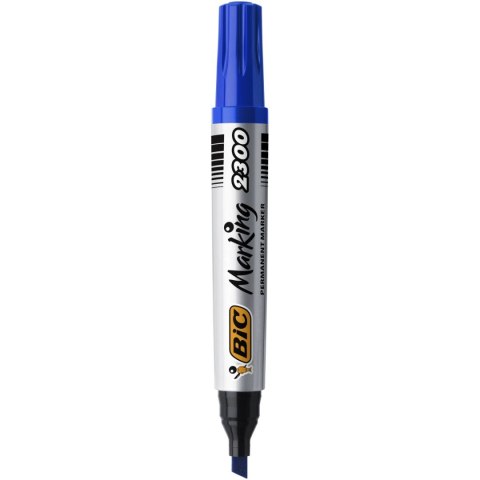 Marker permanentny Bic Marking 2300 niebieski 3,7-5,5mm ścięta końcówka (8209253) Marker permanentny Bic Marking 2300 niebieski 3,7-5,5mm ścięta końcówka (8209253)