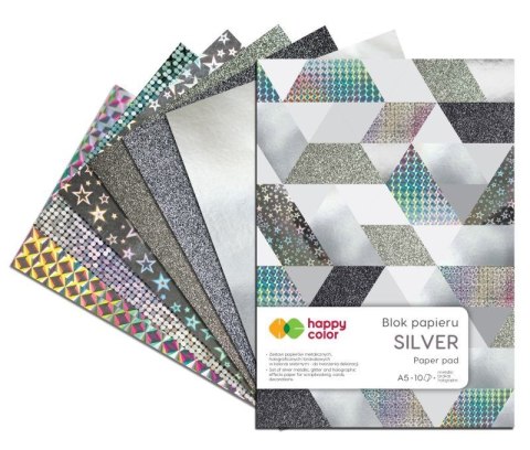 Zeszyt papierów kolorowych Happy Color A5 230g 10k (HA 3820 1520-MS) Zeszyt papierów kolorowych Happy Color A5 230g 10k (HA 3820 1520-MS)