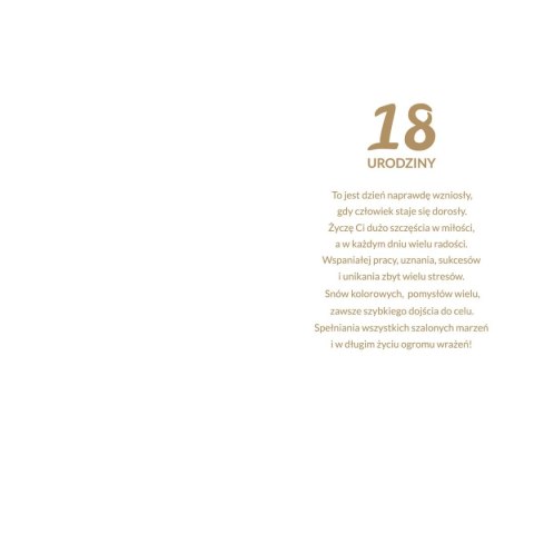 Kartka składana malowane Ab Card (ab cyferki dziecięce)