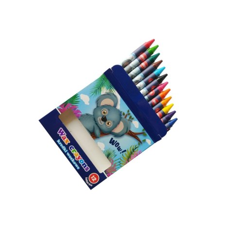 Kredki świecowe Rexus 12 kol. (603543) Kredki świecowe Rexus 12 kol. (603543)