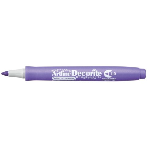 Marker permanentny fiolet metaliczny decorite wkład fiolet 1,0mm pędzelek końcówka Artline (AR-033 6 6) Marker permanentny fiolet metaliczny decorite wkład fiolet 1,0mm pędzelek końcówka Artline (AR-033 6 6)