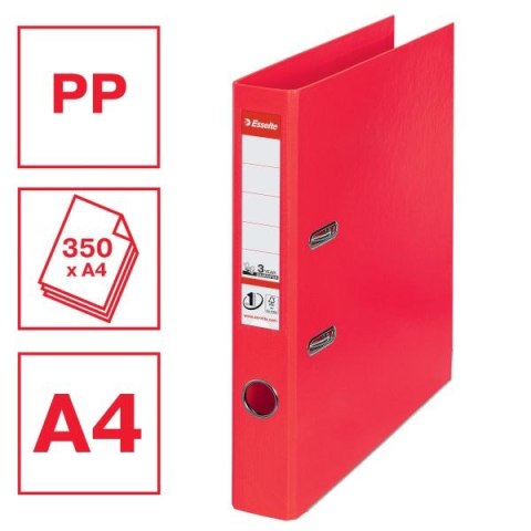 Segregator dźwigniowy Esselte No.1 Power Vivida A4 50mm czerwony (624072) Segregator dźwigniowy Esselte No.1 Power Vivida A4 50mm czerwony (624072)