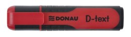 Zakreślacz Donau D-Text czerwony 1,0-5,0mm (7358001PL-04)