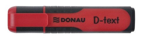 Zakreślacz Donau D-Text czerwony 1,0-5,0mm (7358001PL-04) Zakreślacz Donau D-Text czerwony 1,0-5,0mm (7358001PL-04)