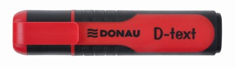 Zakreślacz Donau D-Text czerwony 1,0-5,0mm (7358001PL-04) Zakreślacz Donau D-Text czerwony 1,0-5,0mm (7358001PL-04)