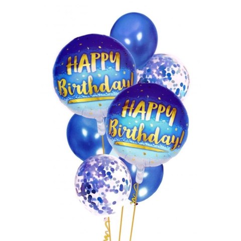 Balon foliowy Antella zestaw balonów Happy B. 7szt. (BCF-136) Balon foliowy Antella zestaw balonów Happy B. 7szt. (BCF-136)
