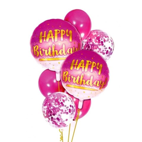 Balon foliowy Antella zestaw balonów Happy B. 7szt. (BCF-136) Balon foliowy Antella zestaw balonów Happy B. 7szt. (BCF-136)