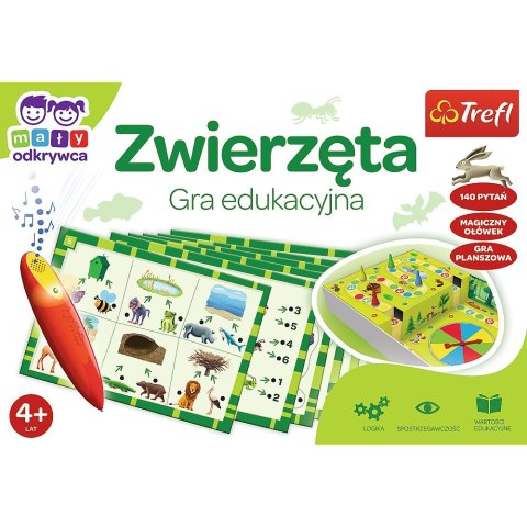 Gra edukacyjna Zwierzęta Mały Odkrywca i Magiczny Ołówek Zwierzęta Magiczny ołówek Trefl (02111) Gra edukacyjna Zwierzęta Mały Odkrywca i Magiczny Ołówek Zwierzęta Magiczny ołówek Trefl (02111)