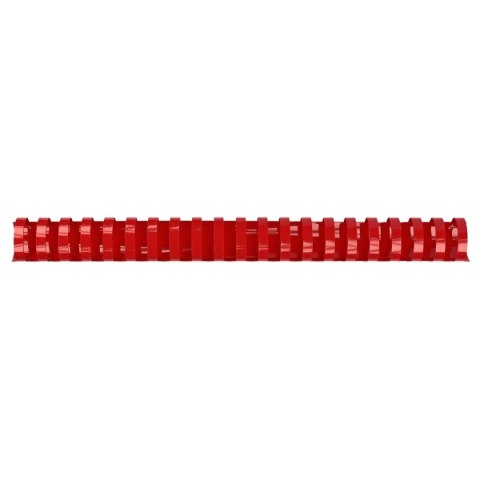 Grzbiety do bindowania A4 czerwony plastik śr. 28mm Titanum Grzbiety do bindowania A4 czerwony plastik śr. 28mm Titanum
