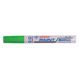 Marker olejowy Snowman gruby zielony zielony 1,5-3,00mm okrągła końcówka