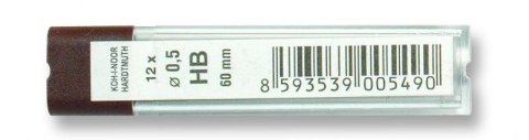 Wkład do ołówka (grafit) Koh-I-Noor 0,5mm 12 szt. (4152) Wkład do ołówka (grafit) Koh-I-Noor 0,5mm 12 szt. (4152)