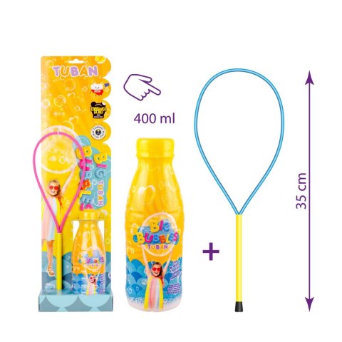 Bańki mydlane Tuban Obręcz do baniek mydlanych 400 ml (TU3440) Bańki mydlane Tuban Obręcz do baniek mydlanych 400 ml (TU3440)