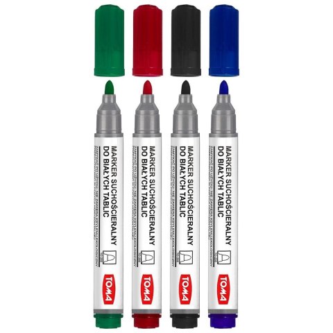 Marker suchościeralny Toma mix okrągła końcówka