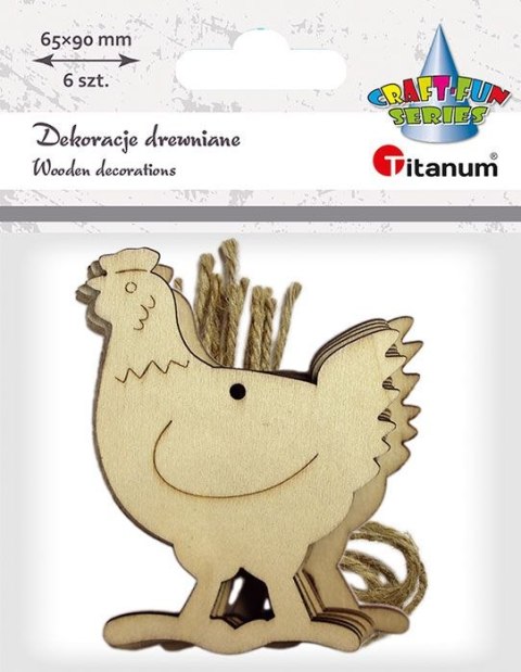 Ozdoba drewniana Titanum Craft-Fun Series kury (22MTL1007) Ozdoba drewniana Titanum Craft-Fun Series kury (22MTL1007)