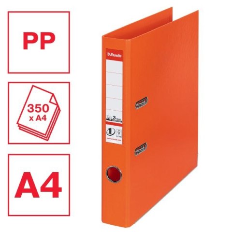 Segregator dźwigniowy Esselte No.1 Power A4 50mm pomarańczowy (811440) Segregator dźwigniowy Esselte No.1 Power A4 50mm pomarańczowy (811440)