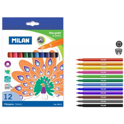 Flamaster Milan 12 kol. (06F12) Flamaster Milan 12 kol. (06F12)