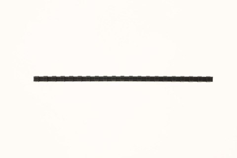 Grzbiety do bindowania A4 czarny plastik śr. 10mm Opus Grzbiety do bindowania A4 czarny plastik śr. 10mm Opus