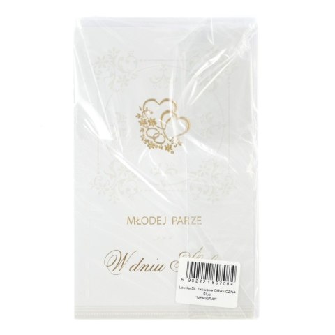 Kartka składana laurka dl exclusive ślub DL Kartka składana laurka dl exclusive ślub DL