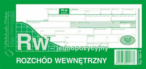 Druk samokopiujący Michalczyk i Prokop S wiel. 1/3 A4 80k. (383-8) Druk samokopiujący Michalczyk i Prokop S wiel. 1/3 A4 80k. (383-8)