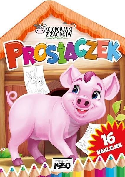 Książeczka edukacyjna Niko kol.z zagrody. prosiaczek Książeczka edukacyjna Niko kol.z zagrody. prosiaczek