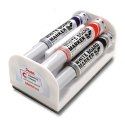 Marker suchościeralny Pentel mix 2,0-2,5mm okrągła końcówka (MWL5M-4N-S)