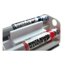 Marker suchościeralny Pentel mix 2,0-2,5mm okrągła końcówka (MWL5M-4N-S)