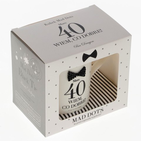 Kubek wielokrotnego użytku Pan Dragon Mad dots 40-stka Kubek wielokrotnego użytku Pan Dragon Mad dots 40-stka