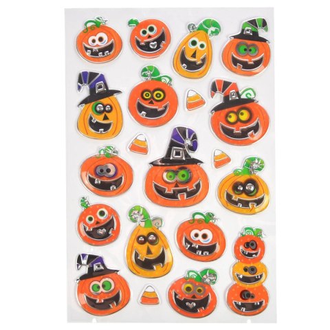 Naklejka (nalepka) metalizowane mix Halloween Arpex (HA0363)