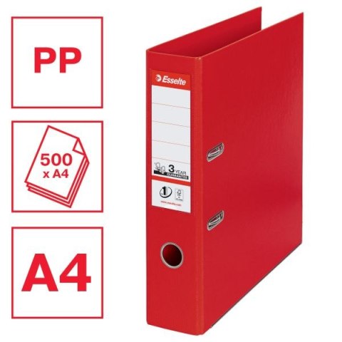 Segregator dźwigniowy Esselte No.1 Power A4 75mm czerwony (811330) Segregator dźwigniowy Esselte No.1 Power A4 75mm czerwony (811330)