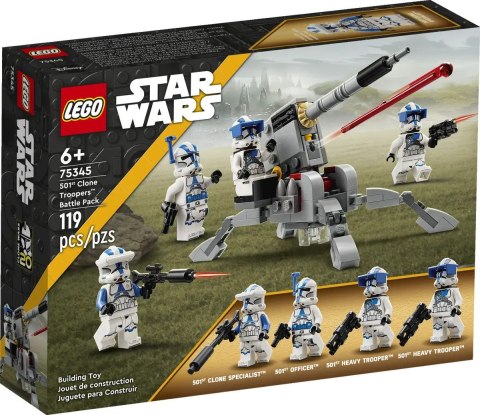 Klocki konstrukcyjne Lego Star Wars Zestaw bitewny - żołnierze-klony z 501. legionu (75345) Klocki konstrukcyjne Lego Star Wars Zestaw bitewny - żołnierze-klony z 501. legionu (75345)