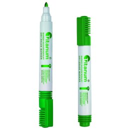 Marker suchościeralny Titanum zielony 3,0mm okrągła końcówka (BY1026-02)