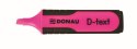 Zakreślacz Donau D-Text różowy 1,0-5,0mm (7358001PL-16)